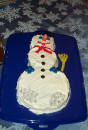 Snowman Cake