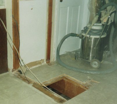 Hole in the floor