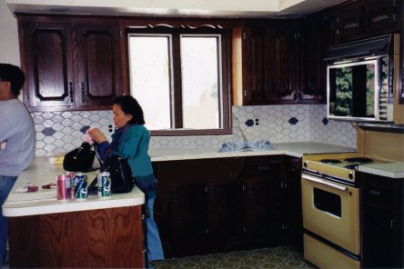 Original Kitchen, with Auntie Goring